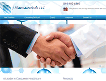 Tablet Screenshot of jpharmaceuticals.com